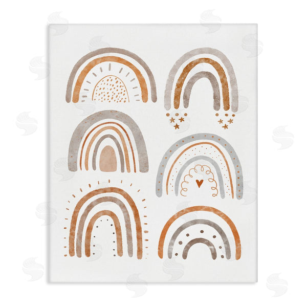 stupell industries LSR Design Studio | Muted Rainbows & Shapes Wall Art