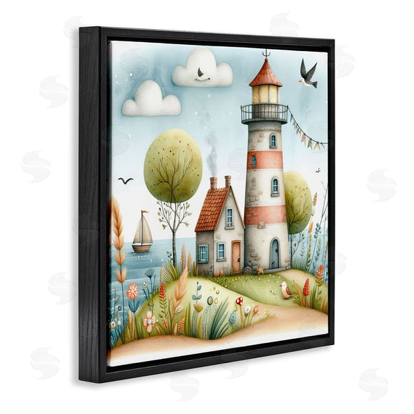 Stupell Industries LSR Design Studio | Nautical Lighthouse Whimsy