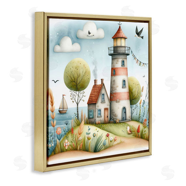 Stupell Industries LSR Design Studio | Nautical Lighthouse Whimsy