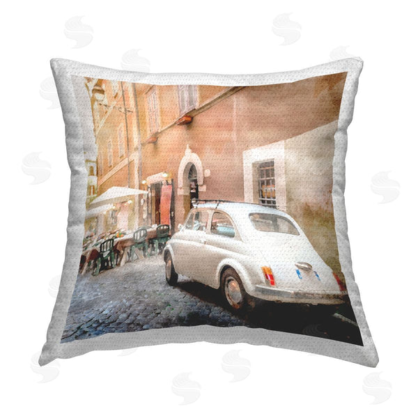 Stupell Industries LSR Design Studio | Neighborhood City Architecture Printed Throw Pillow