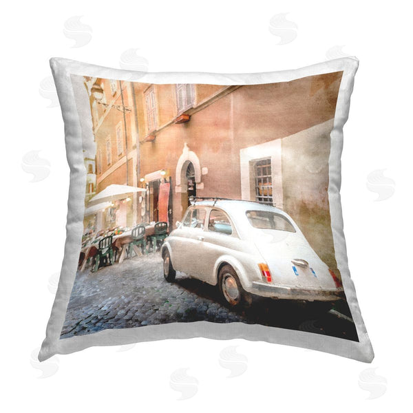 stupell industries LSR Design Studio | Neighborhood City Architecture Printed Throw Pillow
