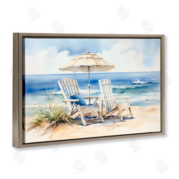 Stupell Industries LSR Design Studio | Neutral Adirondack Chairs