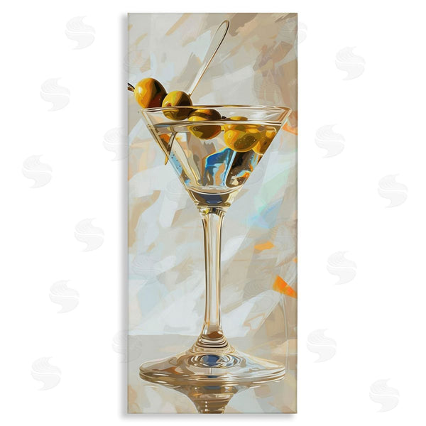 stupell industries LSR Design Studio | Neutral Tone Martini Wall Art