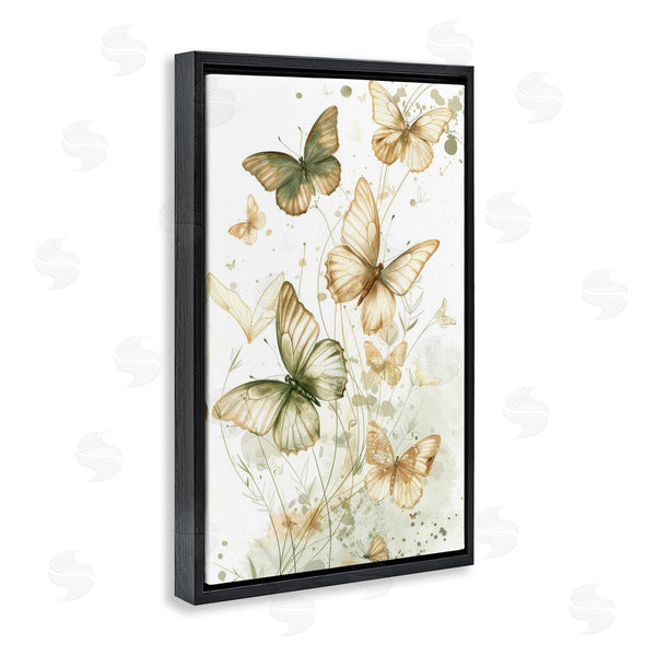 Stupell Industries LSR Design Studio | Neutral Watercolor Butterflies