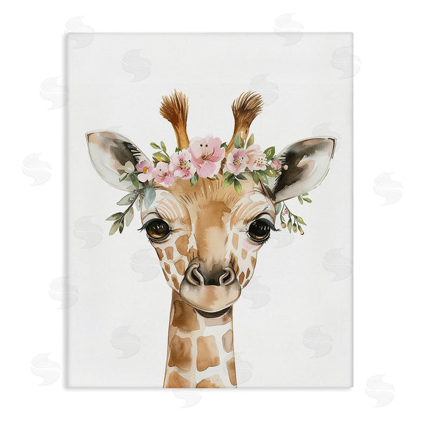stupell industries LSR Design Studio | Nursery Floral Giraffe
