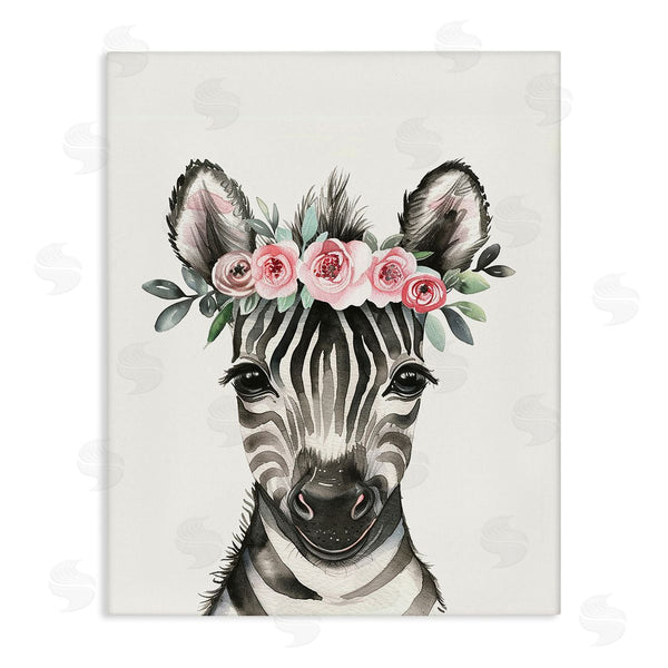 stupell industries LSR Design Studio | Nursery Floral Zebra
