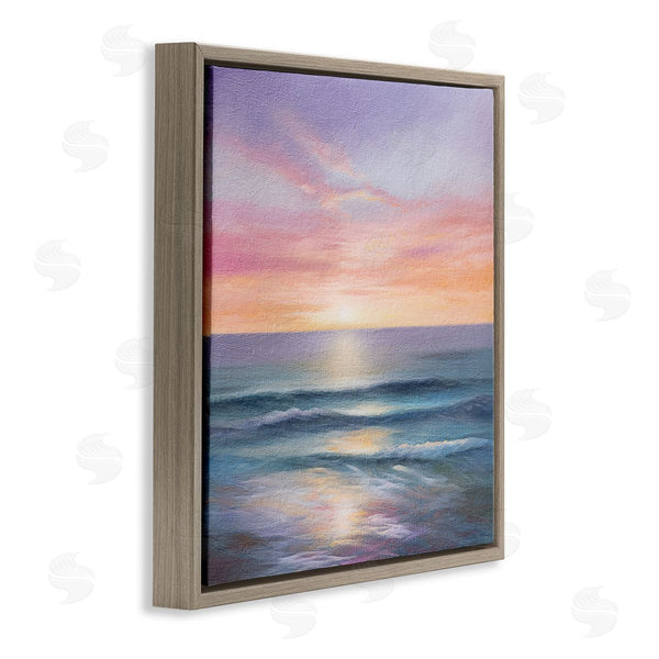 Stupell Industries LSR Design Studio | Ocean Sunrise Painting Wall Art