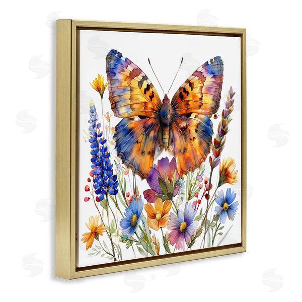 Stupell Industries LSR Design Studio | Orange & Blue Butterfly