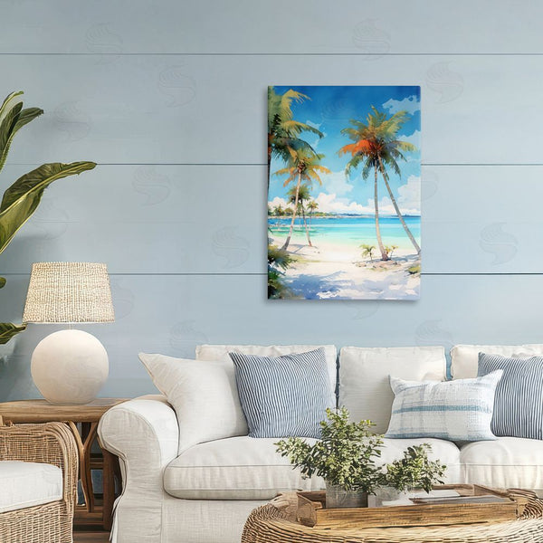 Stupell Industries LSR Design Studio | Palm Paradise Beachfront