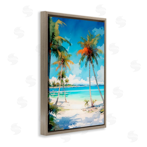Stupell Industries LSR Design Studio | Palm Paradise Beachfront