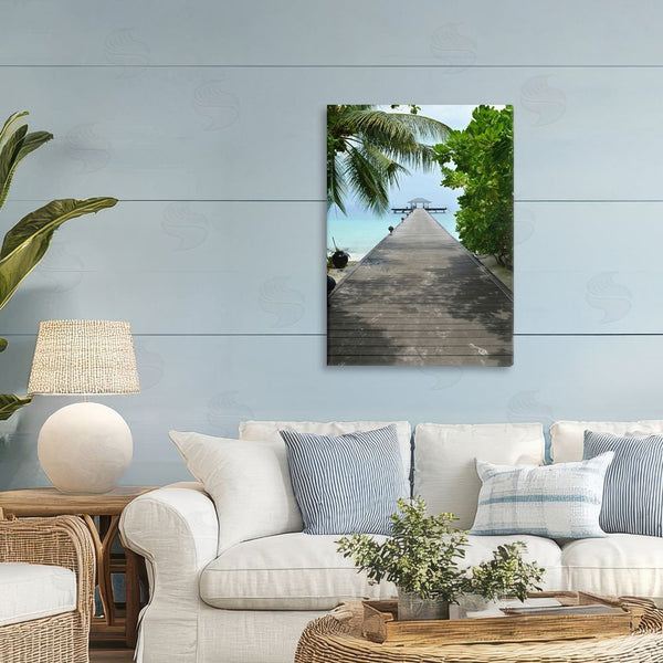 Stupell Industries LSR Design Studio | Palm Tree Shaded Dock