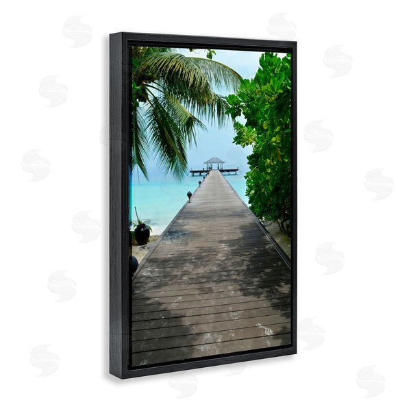 Stupell Industries LSR Design Studio | Palm Tree Shaded Dock