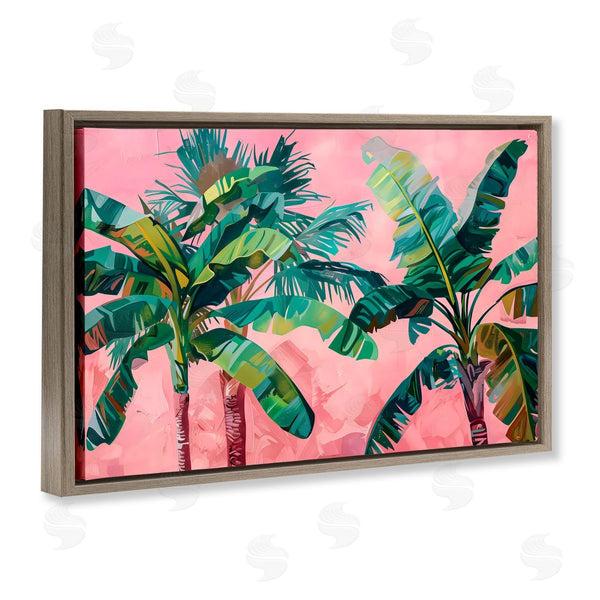 Stupell Industries LSR Design Studio | Palm Tree Tops On Pink