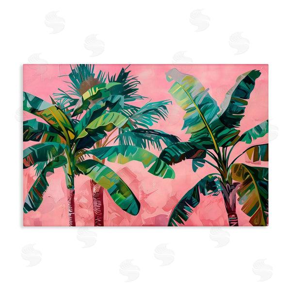 stupell industries LSR Design Studio | Palm Tree Tops on Pink