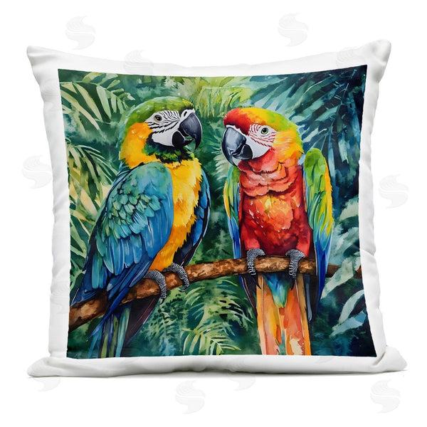 Stupell Industries LSR Design Studio | Parrot Conversation Perch Printed Throw Pillow