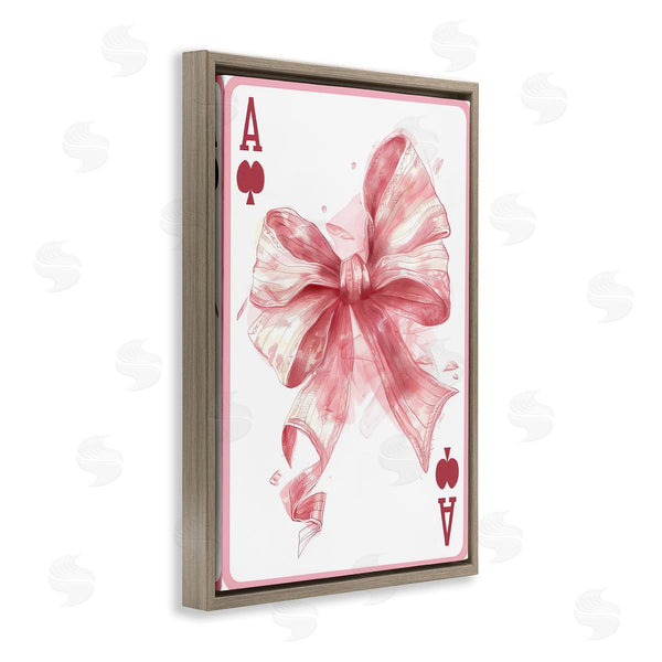 Stupell Industries LSR Design Studio | Pastel Bow Playing Card