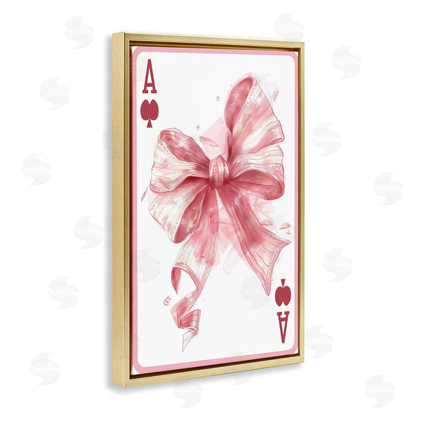 Stupell Industries LSR Design Studio | Pastel Bow Playing Card