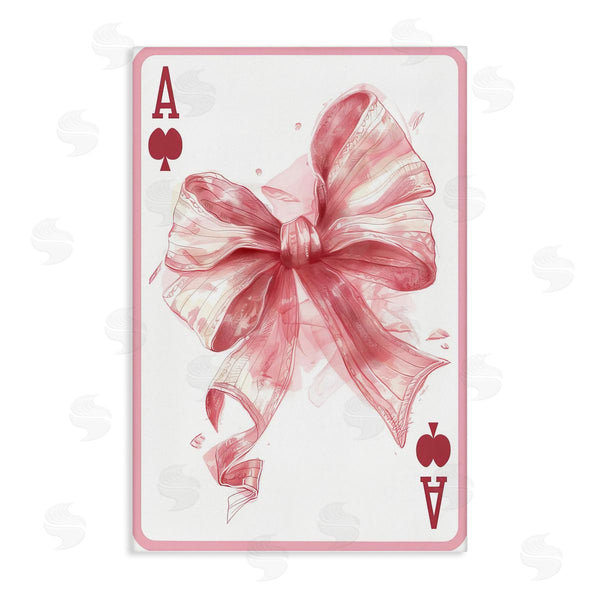 stupell industries LSR Design Studio | Pastel Bow Playing Card