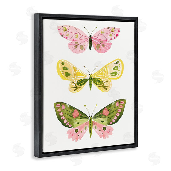 Stupell Industries LSR Design Studio | Pastel Butterfly Trio