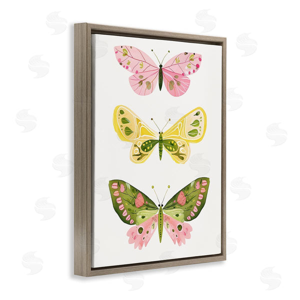 Stupell Industries LSR Design Studio | Pastel Butterfly Trio