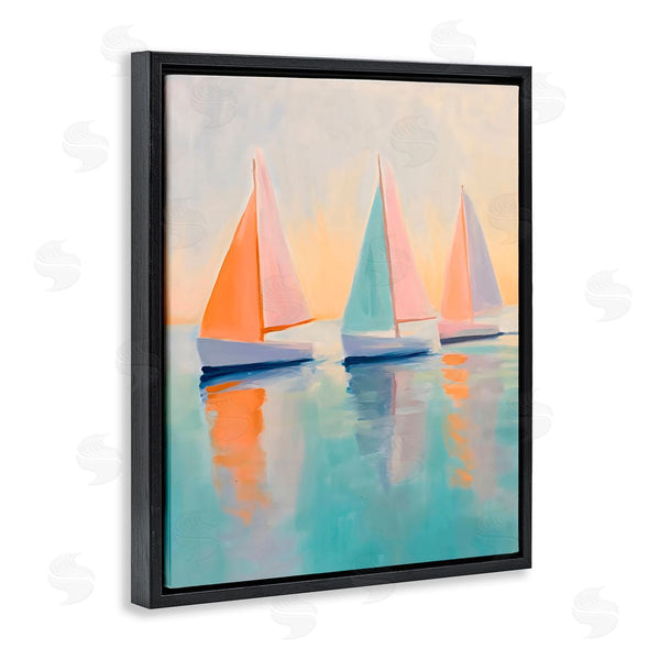Stupell Industries LSR Design Studio | Pastel Sailboat Trio