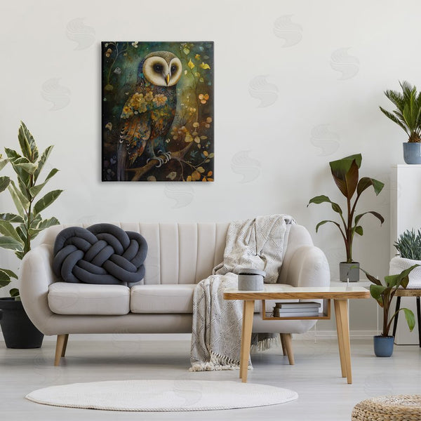 Stupell Industries LSR Design Studio | Patterned Forest Owl Wall Art