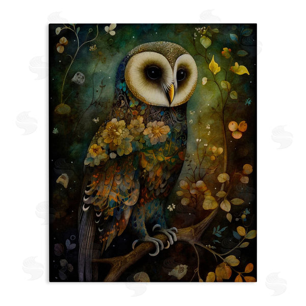 stupell industries LSR Design Studio | Patterned Forest Owl Wall Art