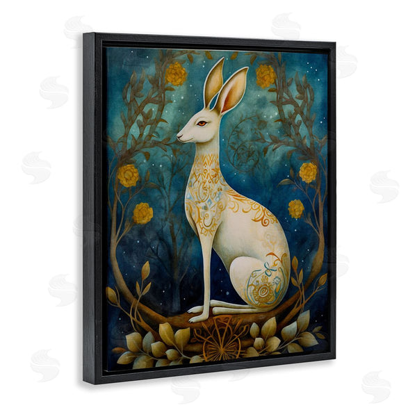 Stupell Industries LSR Design Studio | Patterned Forest Rabbit Wall Art
