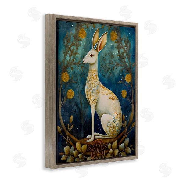 Stupell Industries LSR Design Studio | Patterned Forest Rabbit Wall Art