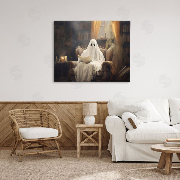 Stupell Industries LSR Design Studio | Peaceful Reading Ghost Wall Art