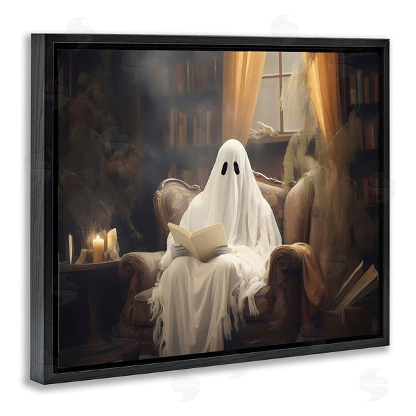Stupell Industries LSR Design Studio | Peaceful Reading Ghost Wall Art