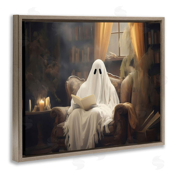 Stupell Industries LSR Design Studio | Peaceful Reading Ghost Wall Art