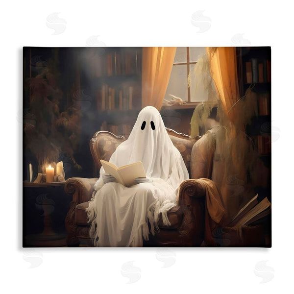 stupell industries LSR Design Studio | Peaceful Reading Ghost Wall Art