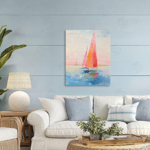 Stupell Industries LSR Design Studio | Peachy Sails Impression