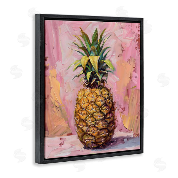 Stupell Industries LSR Design Studio | Pineapple Bliss Over Pink Wall Art