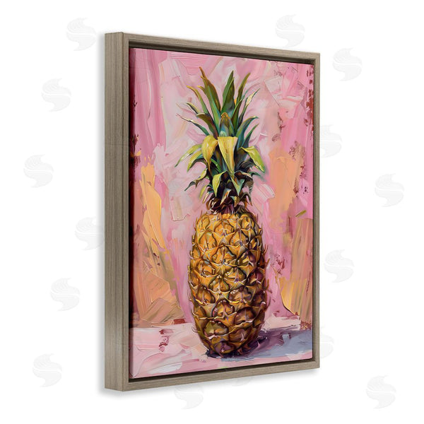 Stupell Industries LSR Design Studio | Pineapple Bliss Over Pink Wall Art