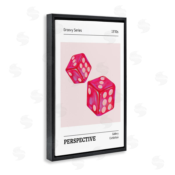 Stupell Industries LSR Design Studio | Pink Dice Pair