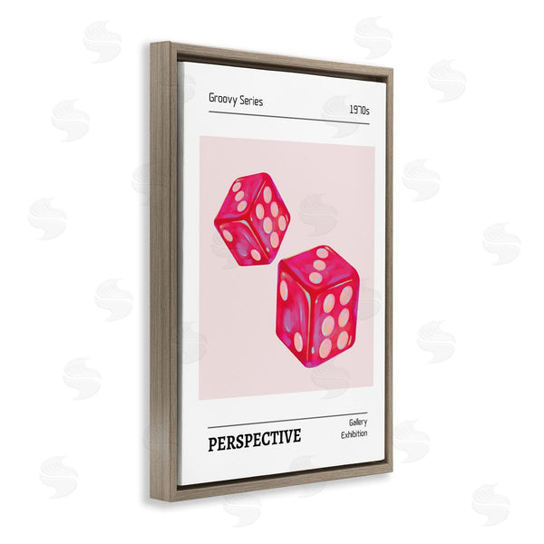 Stupell Industries LSR Design Studio | Pink Dice Pair