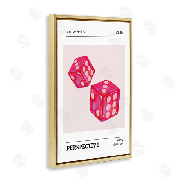 Stupell Industries LSR Design Studio | Pink Dice Pair