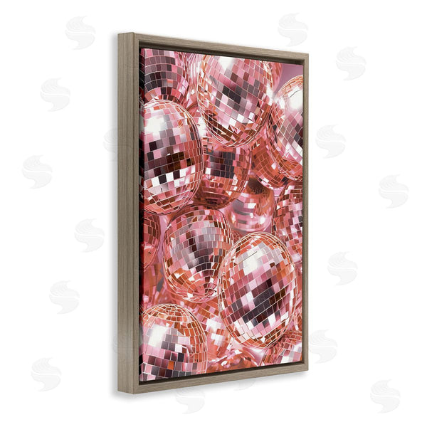 Stupell Industries LSR Design Studio | Pink Disco Ball Pile