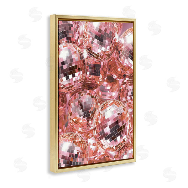 Stupell Industries LSR Design Studio | Pink Disco Ball Pile