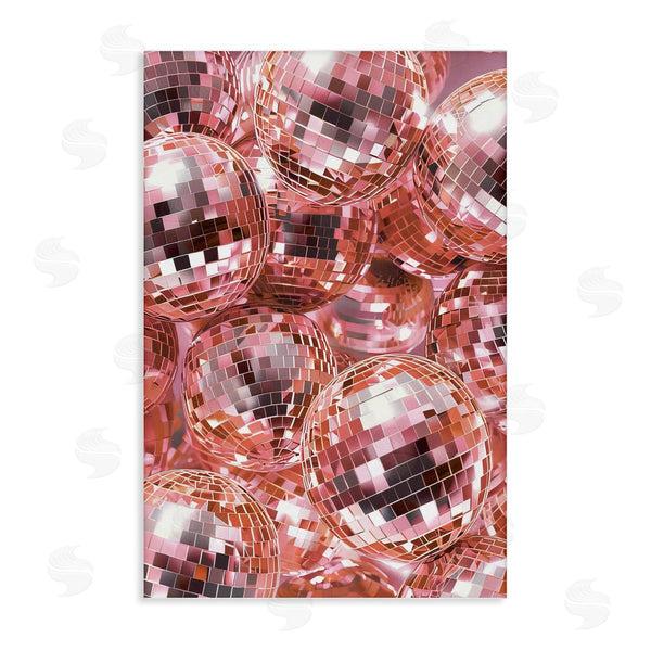 stupell industries LSR Design Studio | Pink Disco Ball Pile