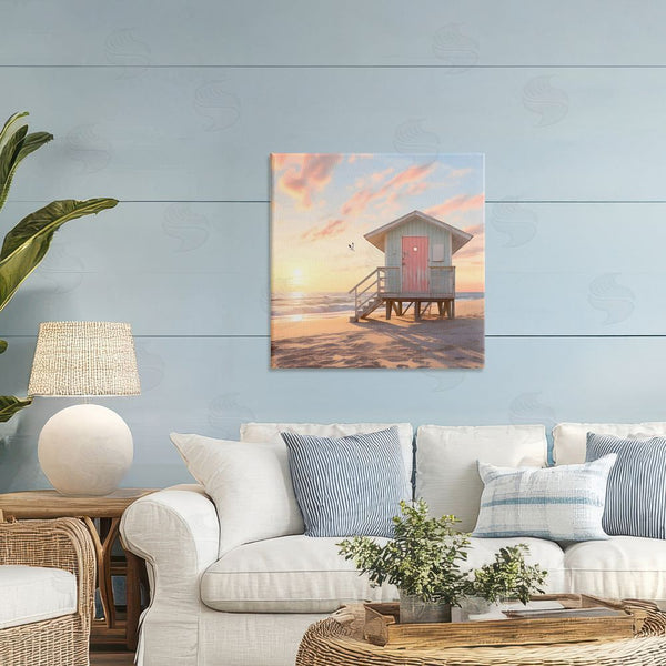 Stupell Industries LSR Design Studio | Pink Door Beach Hut