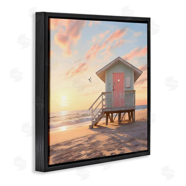 Stupell Industries LSR Design Studio | Pink Door Beach Hut