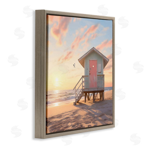Stupell Industries LSR Design Studio | Pink Door Beach Hut