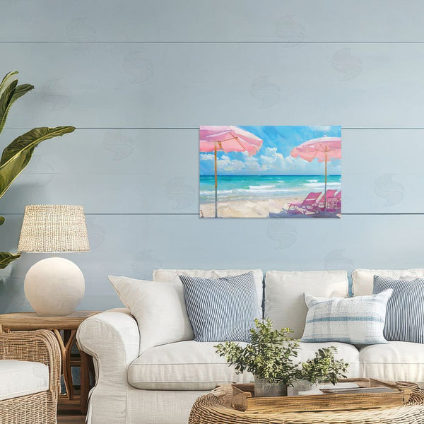 Stupell Industries LSR Design Studio | Pink Paradise Beach Umbrellas