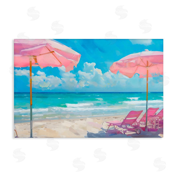 stupell industries LSR Design Studio | Pink Paradise Beach Umbrellas