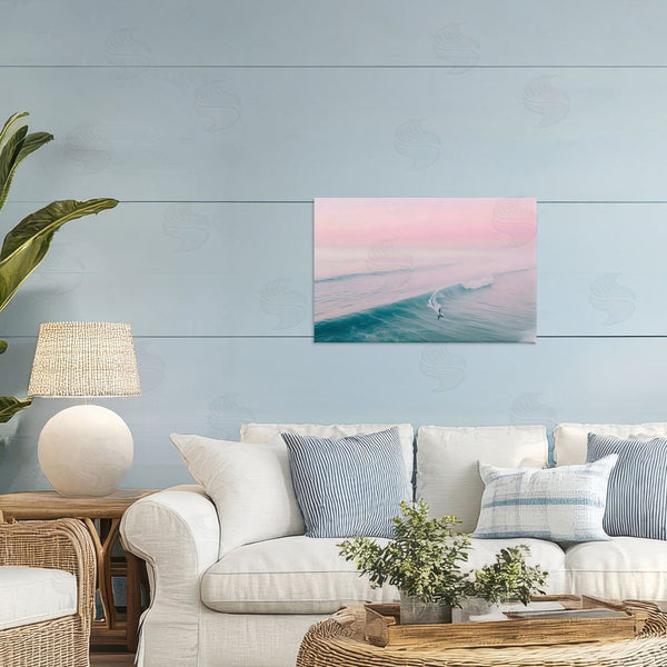 Stupell Industries LSR Design Studio | Pink Surf Pastel Sunset