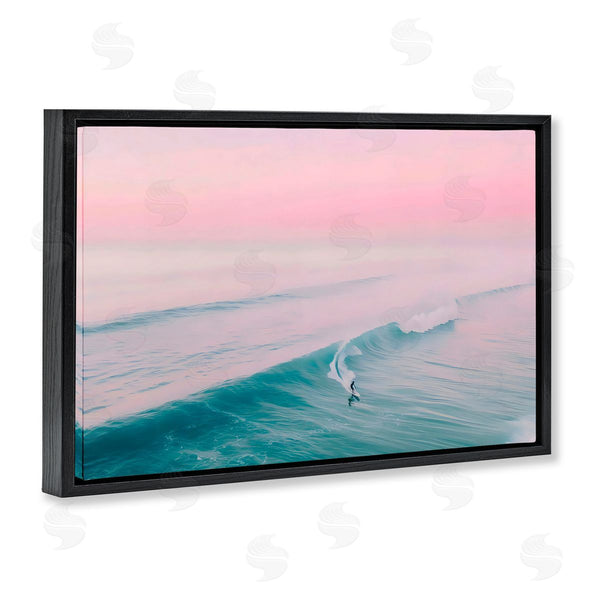 Stupell Industries LSR Design Studio | Pink Surf Pastel Sunset
