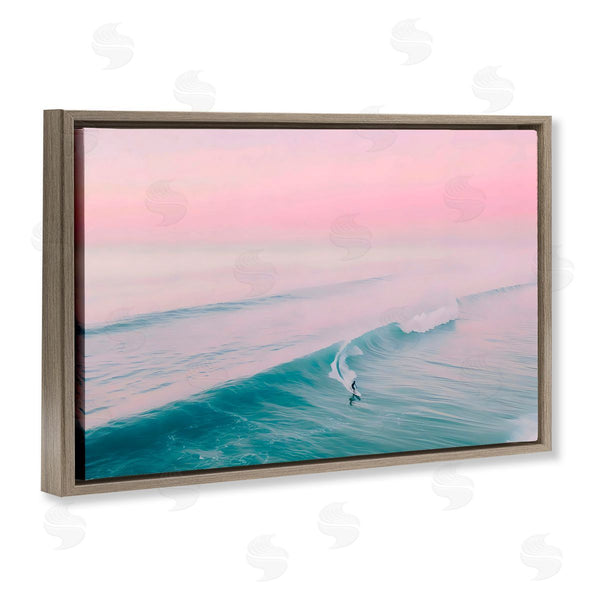 Stupell Industries LSR Design Studio | Pink Surf Pastel Sunset